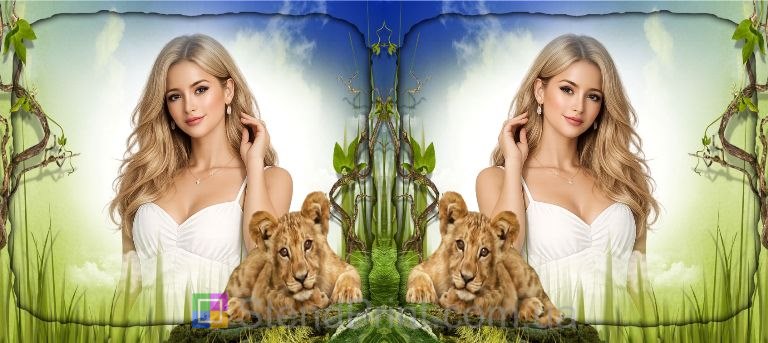 Чашка з фото тигреня природа ніжний дизайн замовити