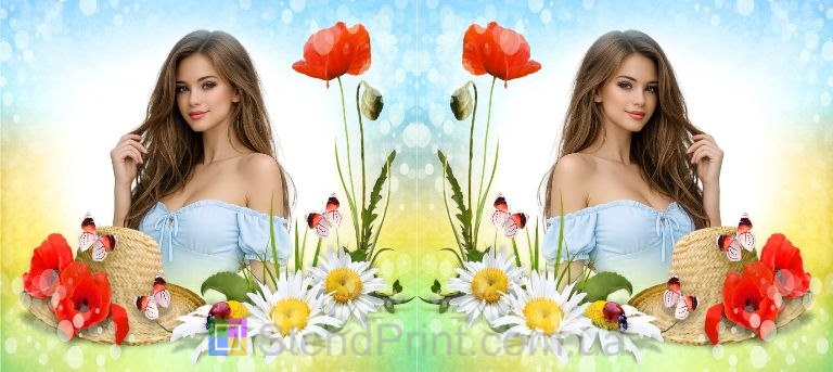 Кружка с фото летние цветы ромашки маки заказать