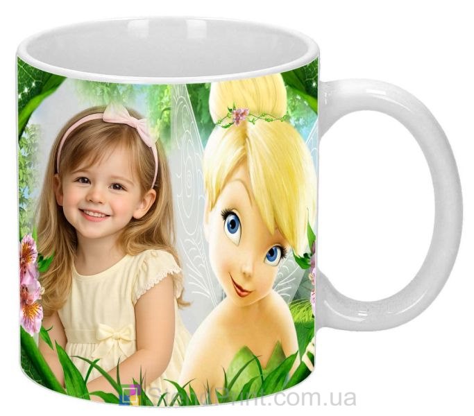 Дитяча кружка з фото для дівчинки — маленька принцеса