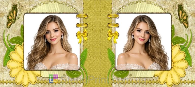 Кружка с фото для девушки с жёлтыми цветами подарок заказать онлайн