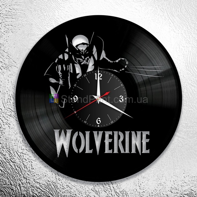 Купить 3д часы на стену Wolverine