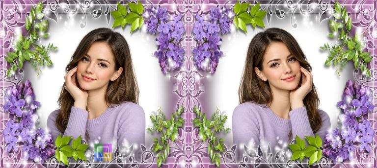 Кружка з фото бузок і пелюстки — весняний дизайн, замовити