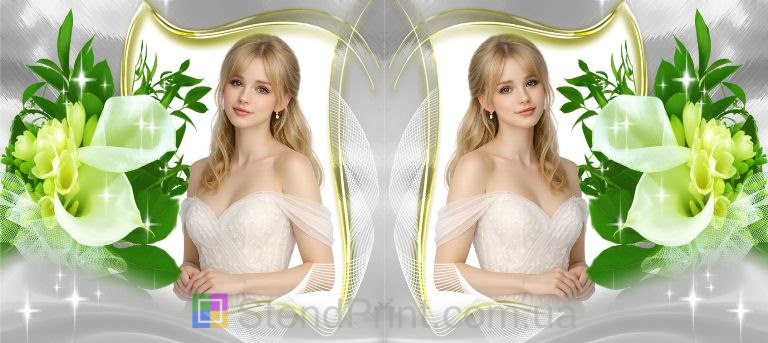 Кружка з фото з каллами для коханої стильний подарунок жінці