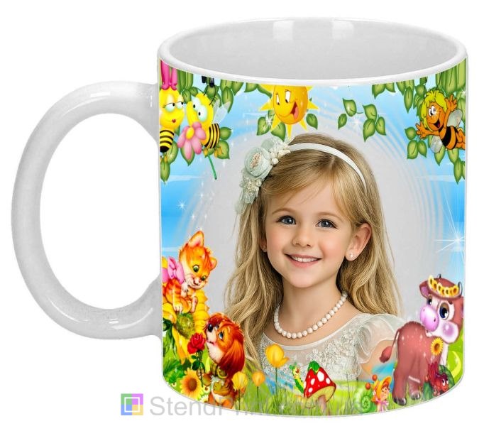 Чашка з фото для дівчинки яскрава дитяча кружка подарунок замовити