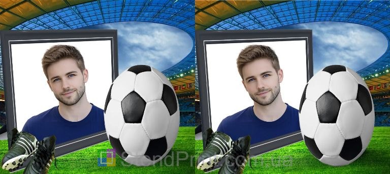 Кружка з фото на подарунок чоловіку на тему футболу