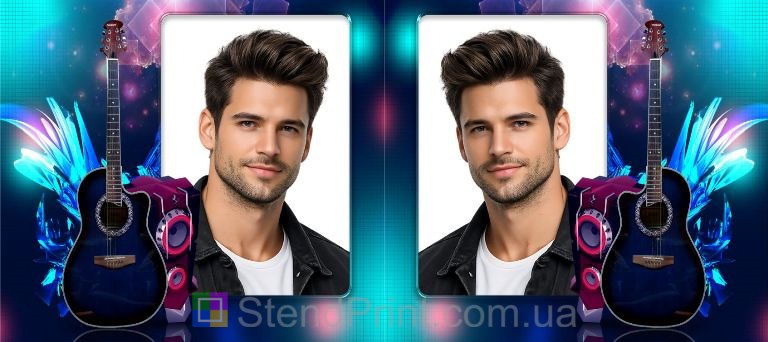 Чашка з фото для чоловіка — музичний подарунок із гітарою, замовити