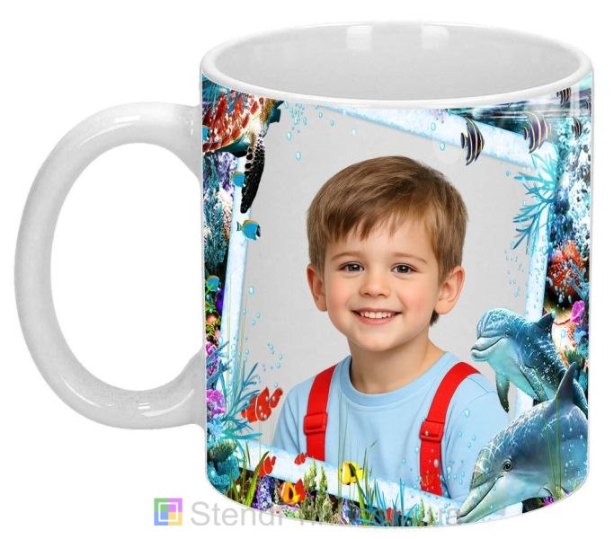 Кружка з фото підводне царство, морська тематика — замовити