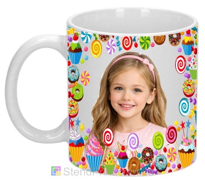 Чашка с фото для девочки сладкий подарок дочке заказать