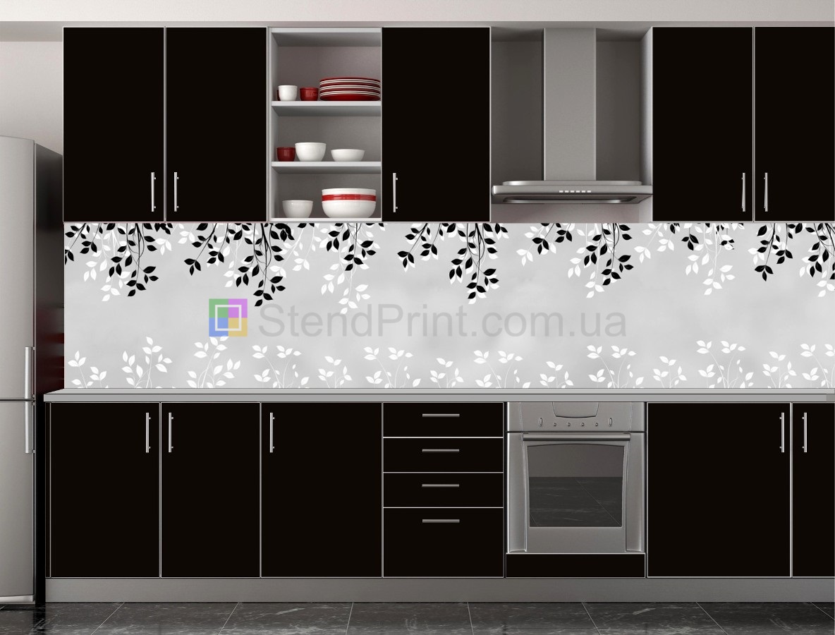 Кухонные стеклянные фартуки