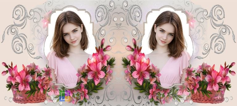 Кружка з фото з ліліями для коханої ніжний подарунок жінці