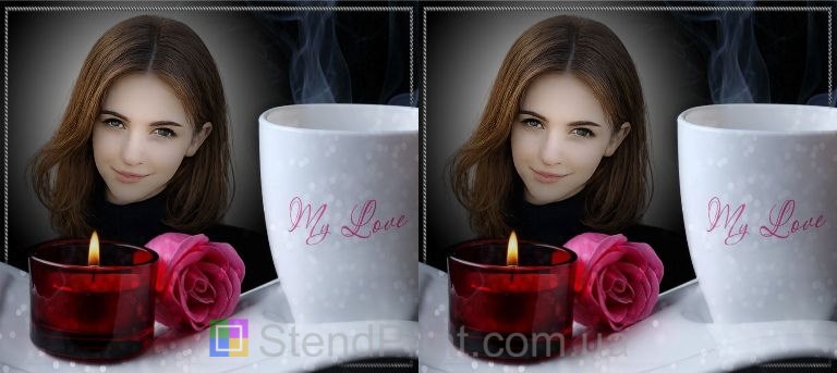 Кружка с фото «Моя любовь» — подарок любимой