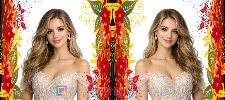 Чашка з фото для дівчини з яскравими квітами красивий подарунок замовити