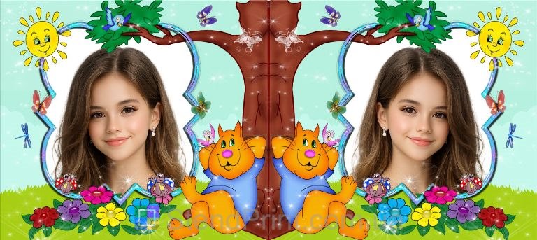 Чашка з фото для племінниці дитячий подарунок з котиком купити