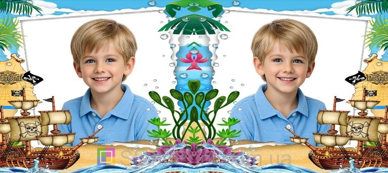 Кружка с фото для мальчика пиратская кружка подарок заказать