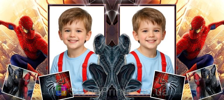 Дитяча чашка з фото Людина-павук для хлопчика