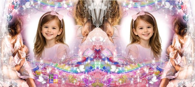 Детская чашка с фото мама и ребёнок сердечки