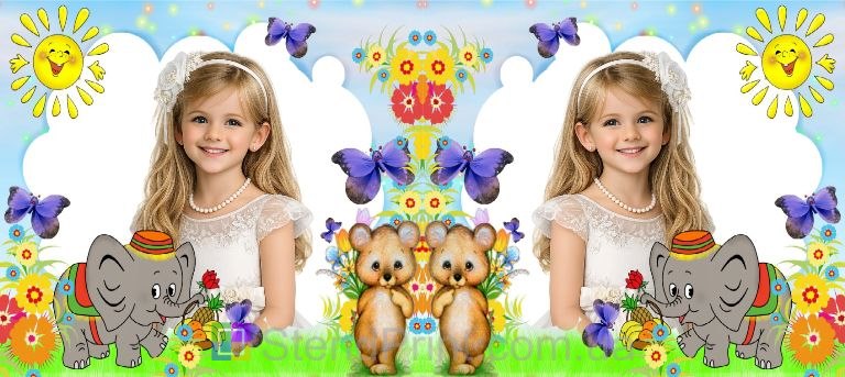 Дитяча чашка з фото для дівчинки милий подарунок замовити