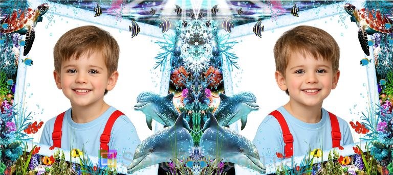 Кружка з фото підводне царство, морська тематика — замовити