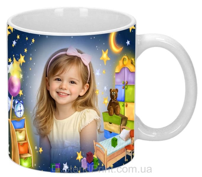 Детская кружка с фото звёздочки и сладкие сны