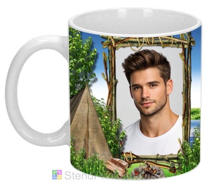 Кружка з фото в стилі туризму та відпочинку на природі — персональний подарунок мандрівнику, замовити