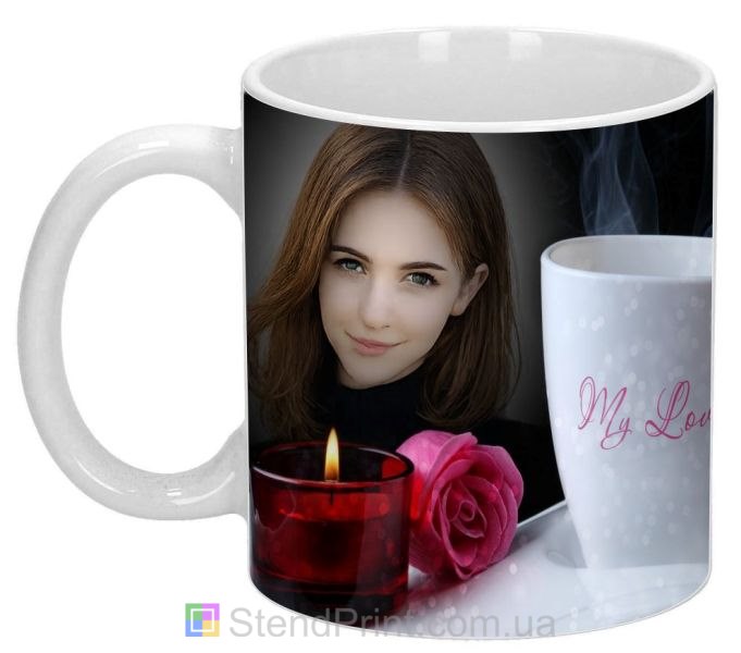 Кружка с фото «Моя любовь» — подарок любимой