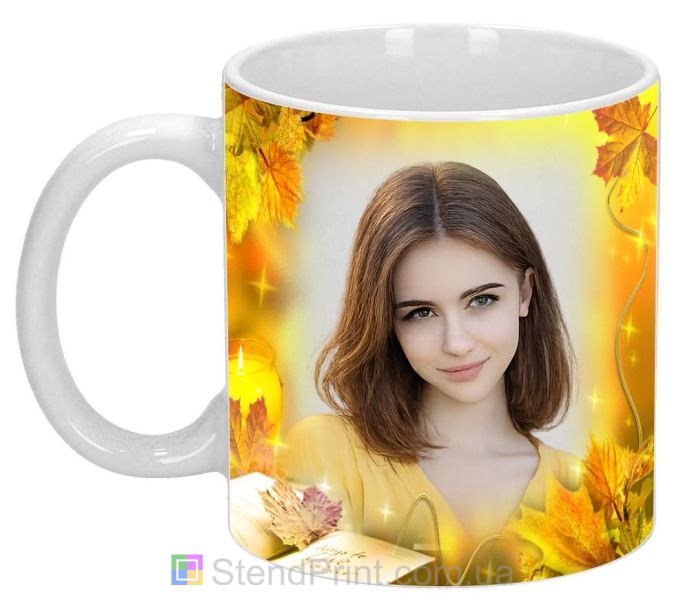 Кружка з фото осіння казка персональний фотодрук купити онлайн