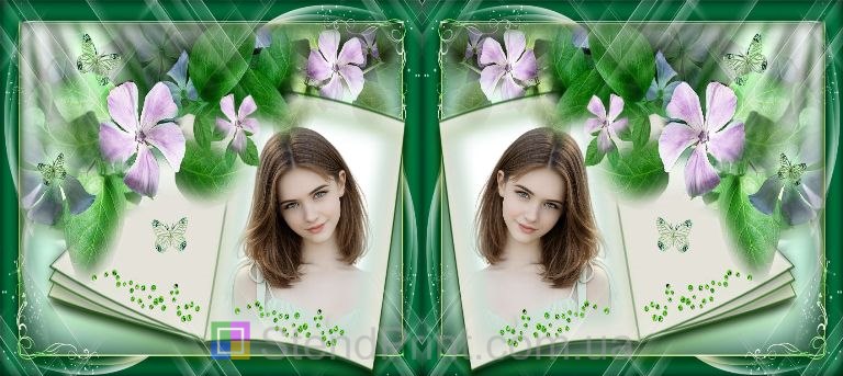 Чашка с фото книга и цветы со своим фото заказать