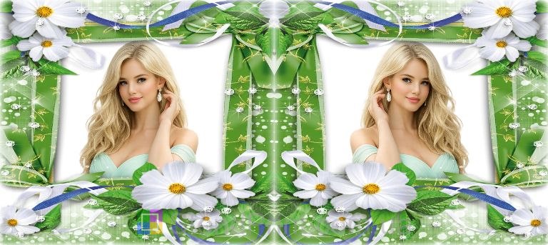 Кружка з фото лугові квіти та зелень зі своїм фото замовити