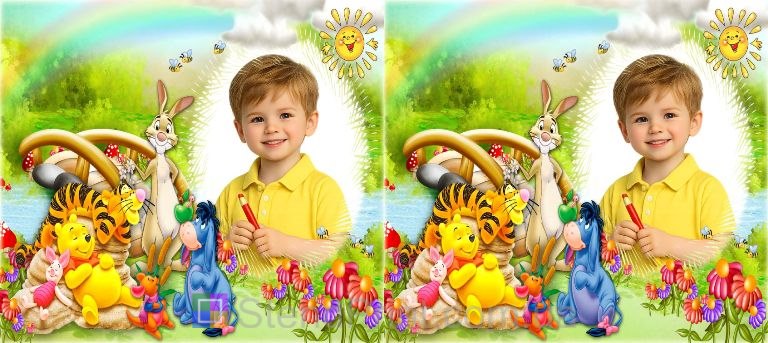 Дитяча кружка з фото для малюків з героями мультфільму