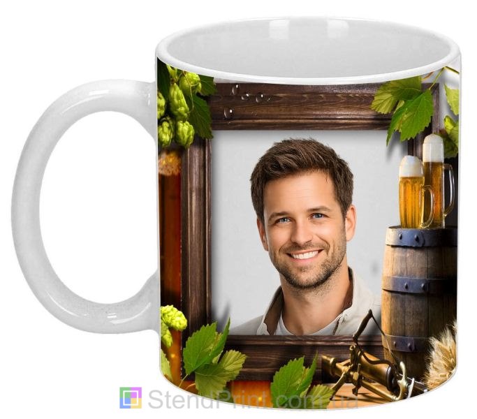 Чашка с фото на подарок мужчине