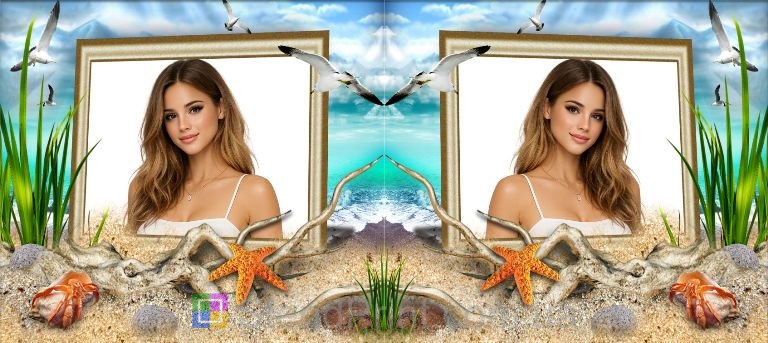 Кружка з фото морське узбережжя, чайки — замовити