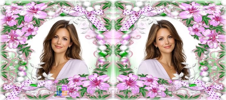 Чашка с фото цветы и разноцветный жемчуг персональный подарок заказать