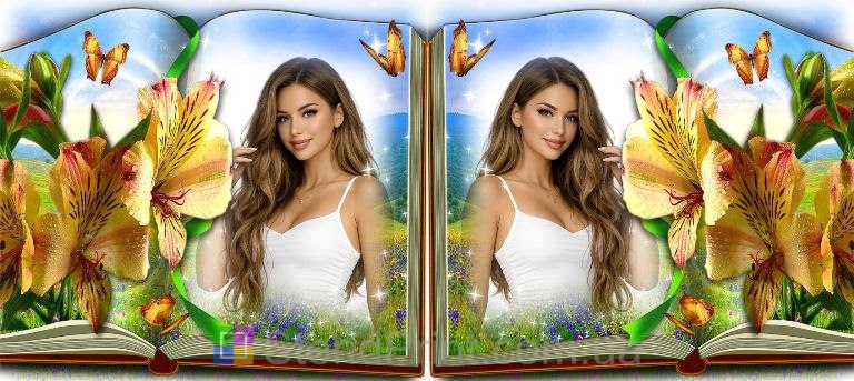 Чашка с фото лилии и книга со своим фото заказать