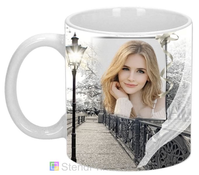 Кружка с фото черно белая со своим фото заказать