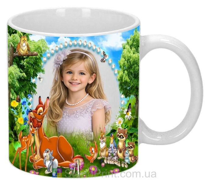 Детская кружка с фото универсальный дизайн