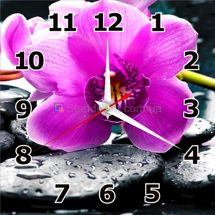 Часы настенные орхидеи часы на стену 3д