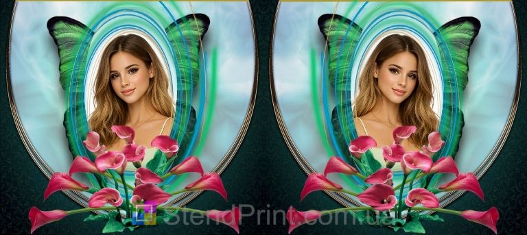 Чашка з фото з квітами калли подарунок дівчині замовити кружку з фото