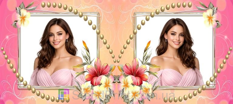 Чашка с фото для девушки с цветами красивый подарок заказать