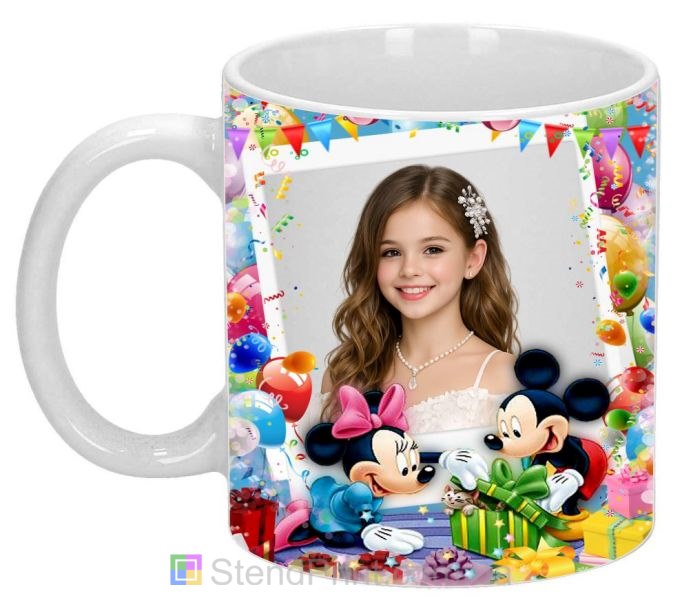 Кружка с фото для девочки праздничная кружка с подарками заказать
