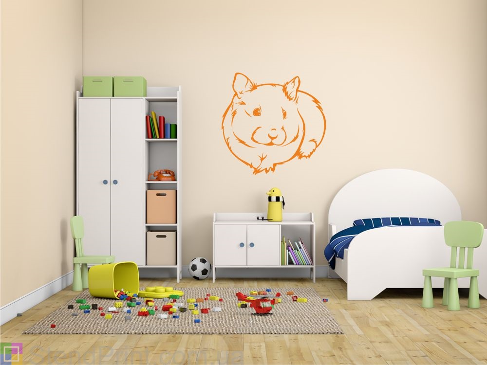 Наклейка вінілова (Хом'як) Код-25073