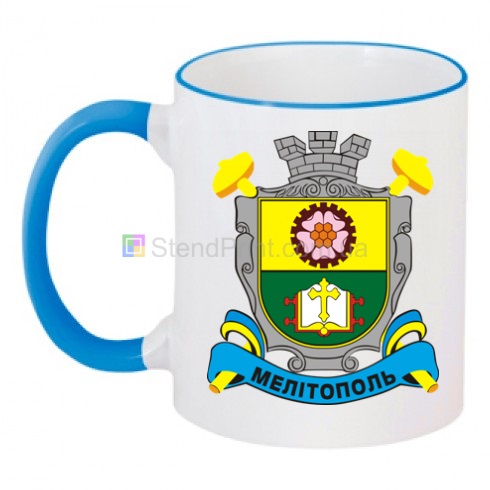Друк на чашках Чашка керамічна з Гербом Мелітополя