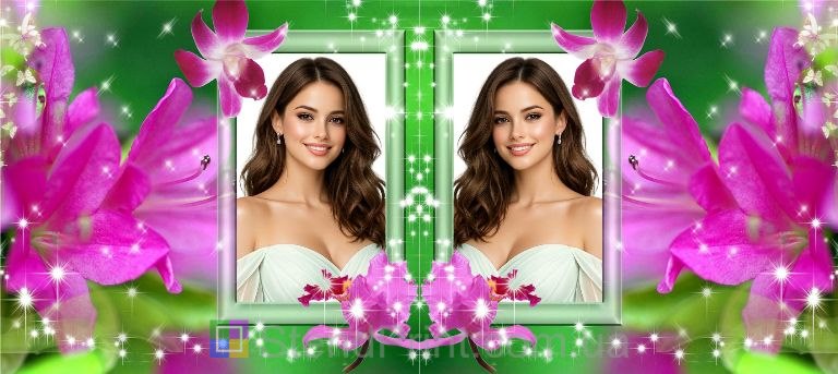 Кружка з фото для дівчини ніжний подарунок кружка з орхідеями замовити