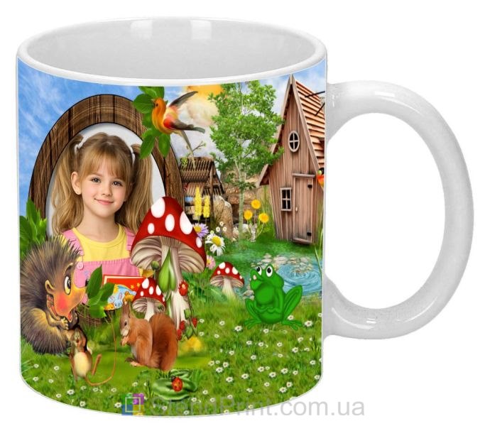 Кружка з фото для дівчинки казковий подарунок замовити онлайн