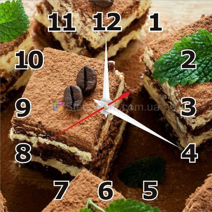 Часы настенные с тортиками
