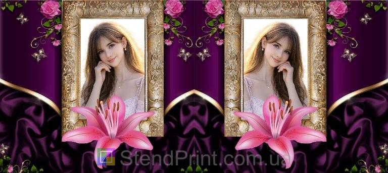 Кружка з фото для дівчини стильний подарунок кружка з лілією замовити