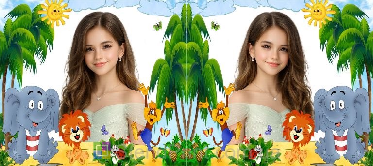 Горнятко з фото для сестри дитячий подарунок із тваринами замовити