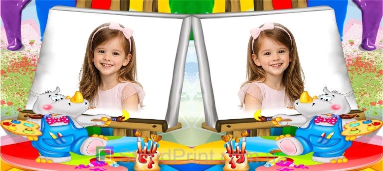 Дитяча кружка з фото — для юних художників з мольбертом