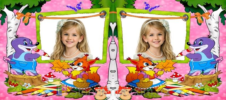 Кружка з фото для дівчинки дитяча кружка зі звірятами замовити