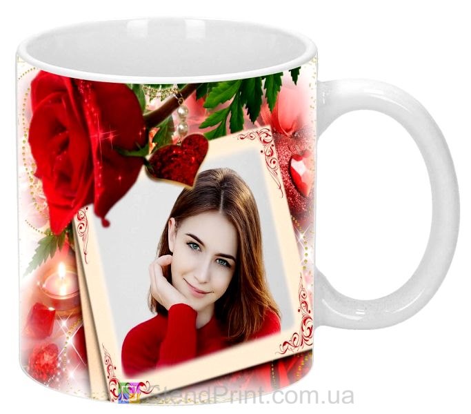 Кружка з фото коханої на замовлення — подарунок з любов’ю
