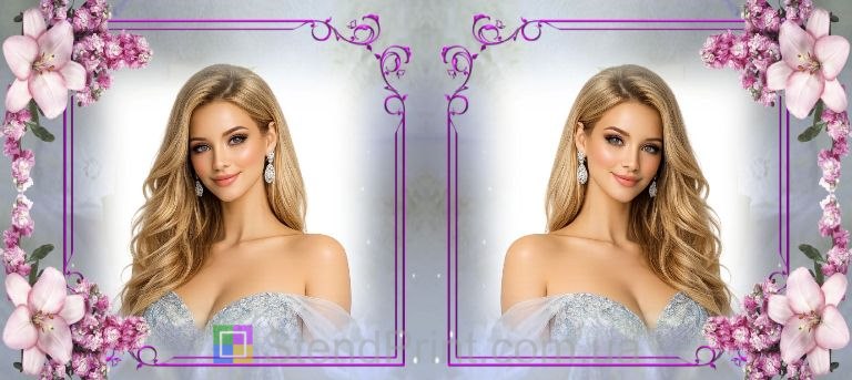 Кружка з фото з ніжними квітами для коханої красивий подарунок дівчині